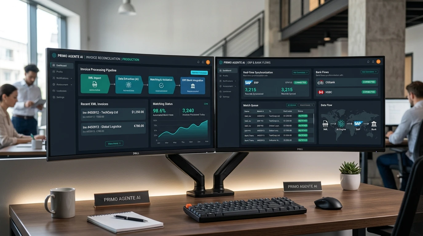 Mockup Interfaccia Primo Agente AI in Produzione
